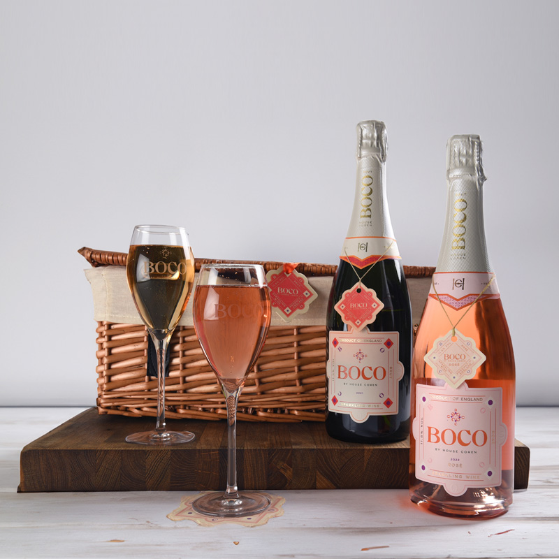 BOCO Mixed White and Rose Gift Hamper